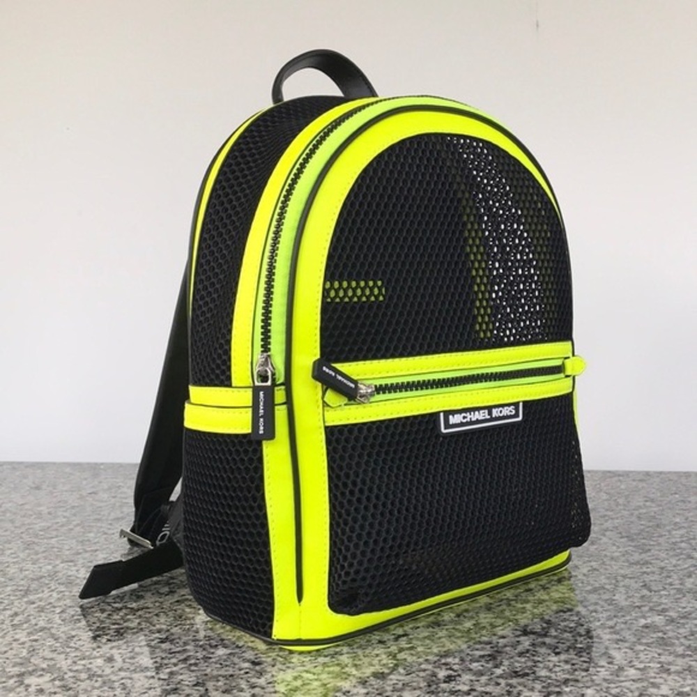 Michael Kors sport neon mesh backpack